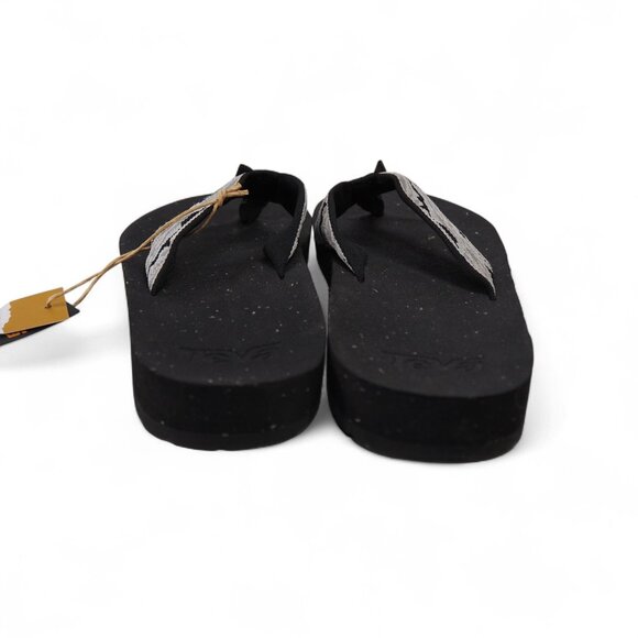 Teva Reflip Wave Flip Flip Sandals 1124044 Women's 7 Grey / Black - Picture 5 of 11